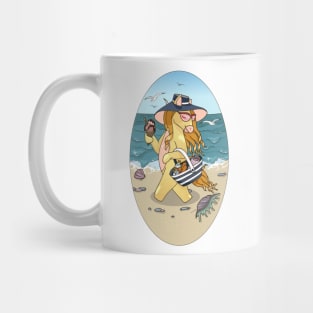 horse on the beach Mug